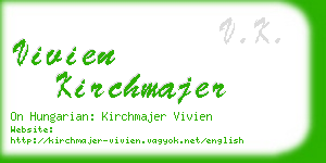 vivien kirchmajer business card